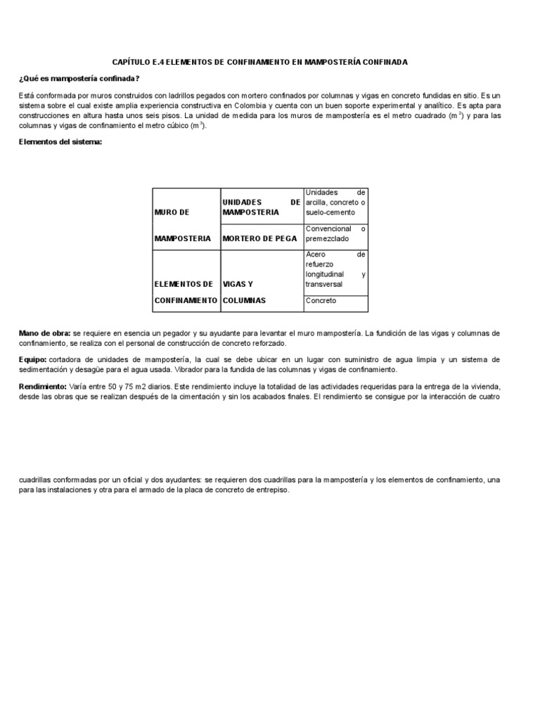 Capítulo e NSR 10 | PDF | Fundación (Ingeniería) | Hormigón