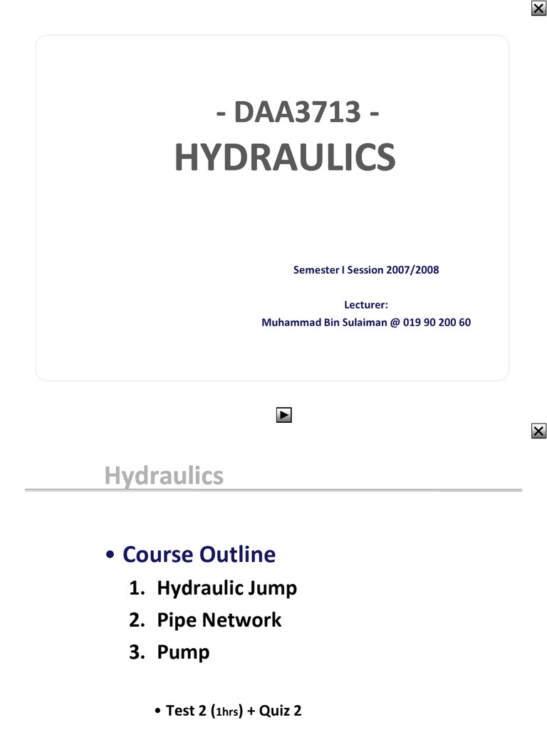 1 1 Hydraulic Jump PDF Physics Fluid Dynamics