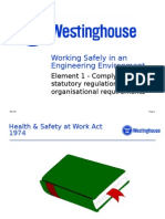 Working Safely in An Engineering Environment