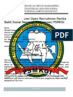 Form Pendaftaran Oprec Panitia Baksosnas