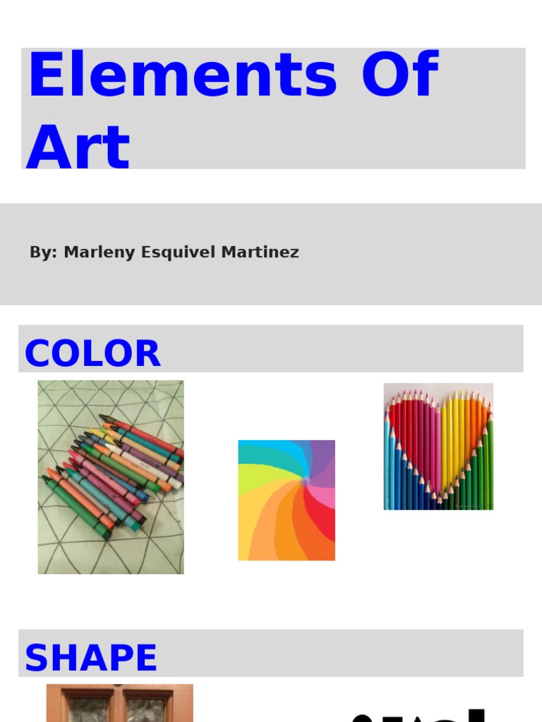 Elements of Art | PDF