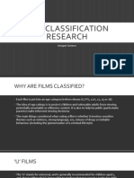 Film Classification Research