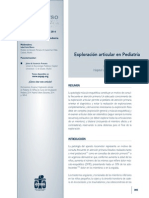 Exploración Articular en Pediatría