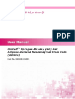 36.User Manual OriCellTM Sprague-Dawley (SD) Rat Adipose-Derived Mesenchymal Stem Cells