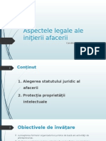 1.aspectele Legale Ale Ini - Ierii Afacerii