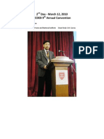 Plenary Secretariat Pictorial Report 9th Annual Convention