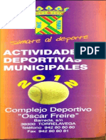 Actividades deportivas municipales