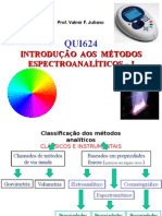 Espectro analitica - Absorcao Molecular