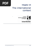 Chapter 14 The International Context