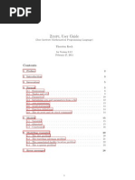 Zimpl User Guide: Thorsten Koch