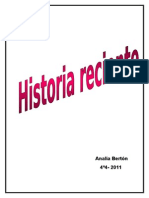 HISTORIA Reciente 2011