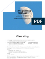 C++ Programming TI00AA50: Jarkko - Vuori@metropolia - Fi