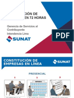 Constitución de Empresa en 72 Horas