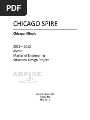 Chicago Spire Structural Design Overview | PDF | Beam (Structure