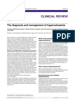 Clinical Review: The Diagnosis and Management of Hypercalcaemia