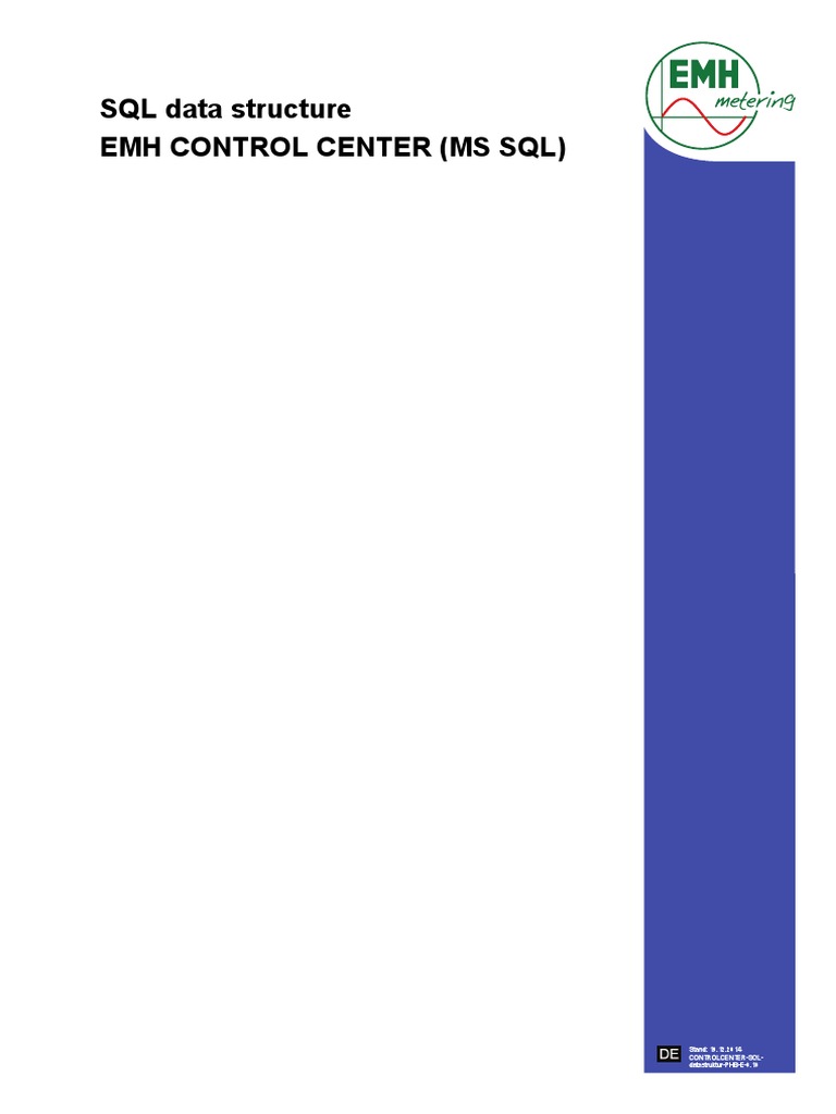 Control Center | PDF | Sql | Databases