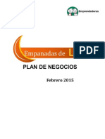 Plan de Negocios Empanadas de Lilia