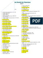 Fiche Densité Materiaux