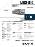 Sony MDS-S50 PDF