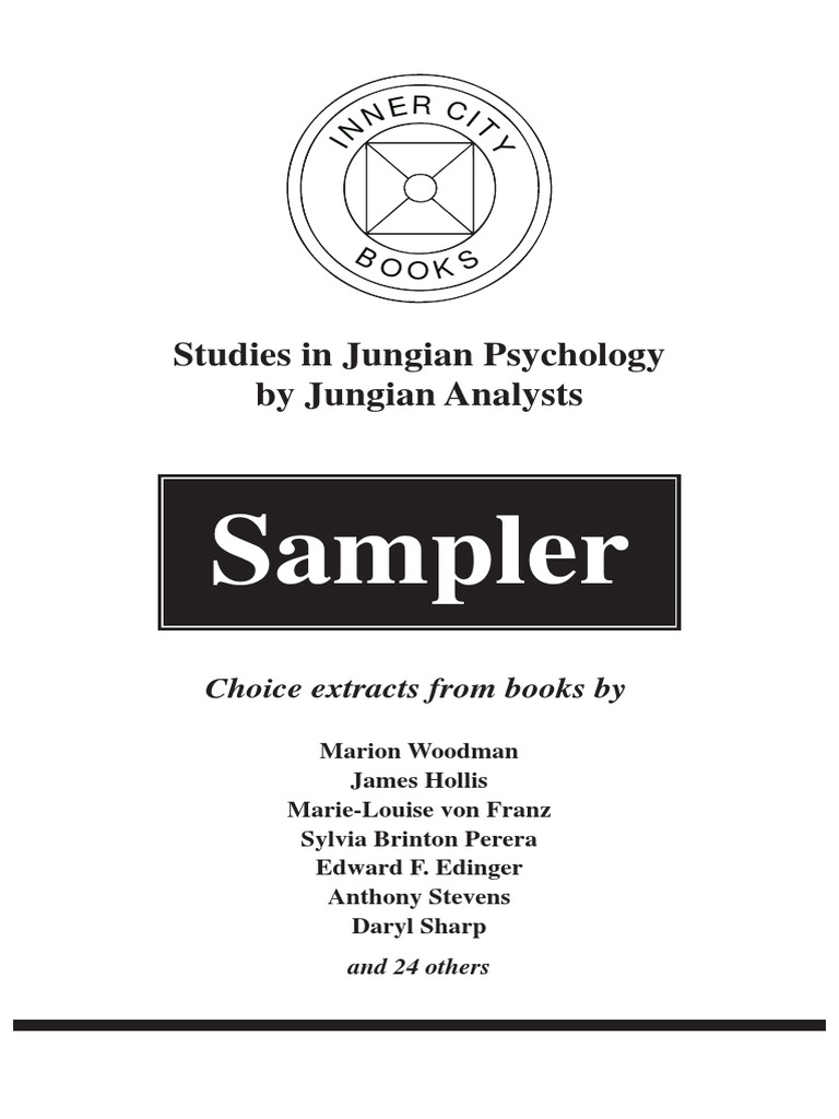 Sampler Studies in Jungian Psychology by Jungian Analysts PDF