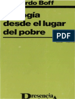 Boff, L. - Teología Desde El Lugar Del Pobre [1984] [Ed. Sal Terrae, 1986]