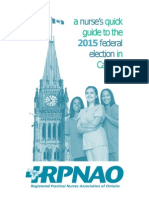 A Nurse's Quick Guide To The 2015 Federal Election in Canada