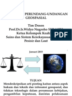Hukum Dan Undang-Undang Geospasial 2013