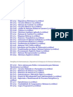 Disciplinas IAR Engenharia Elétrica