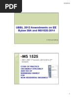 UBBL 2012 Amendments on EE and MS1525 - Ir Ahmad Izdihar (1)