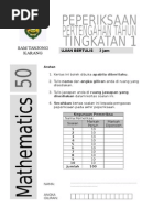 Math Tingkatan 1