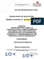 Modelo Invitacion Contracaion Publica Minima Cuantia