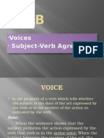 Subject Verb Agreement