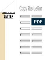 Copy The Letter
