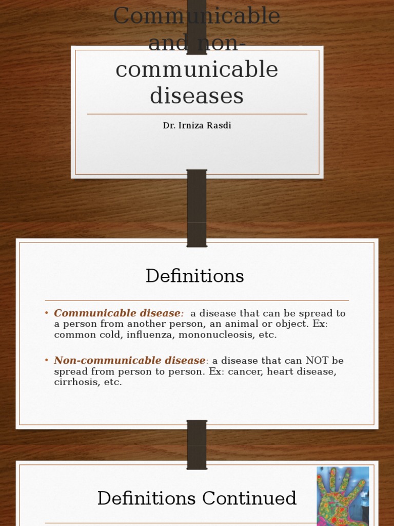 Communicable vs Non-Communicable Diseases | PDF | Transmission ...