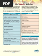 High Alert Medications