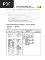 Nur Hayanah, S.PD - Diagonal Bidang, Diagonal Ruang, Bidang Diagonal,&Penerapannya - LK.1.4 - Analisis Keterkaitan KI & KD