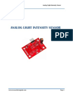 Analog Light Intensity Sensor