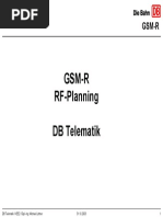 GSM-R RF-Planning by DB Skills