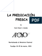 Predicación fresca