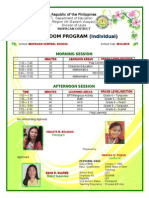Classroom Program - 2015-2016