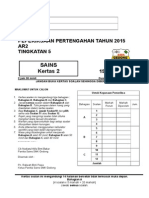 Soalan Kertas 2 PPT 2015 SAINS