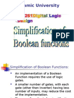 Simplification of Boolean Function