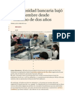 La Morosidad Bancaria Bajó en Setiembre Desde Máximo de Dos Años.doc_309