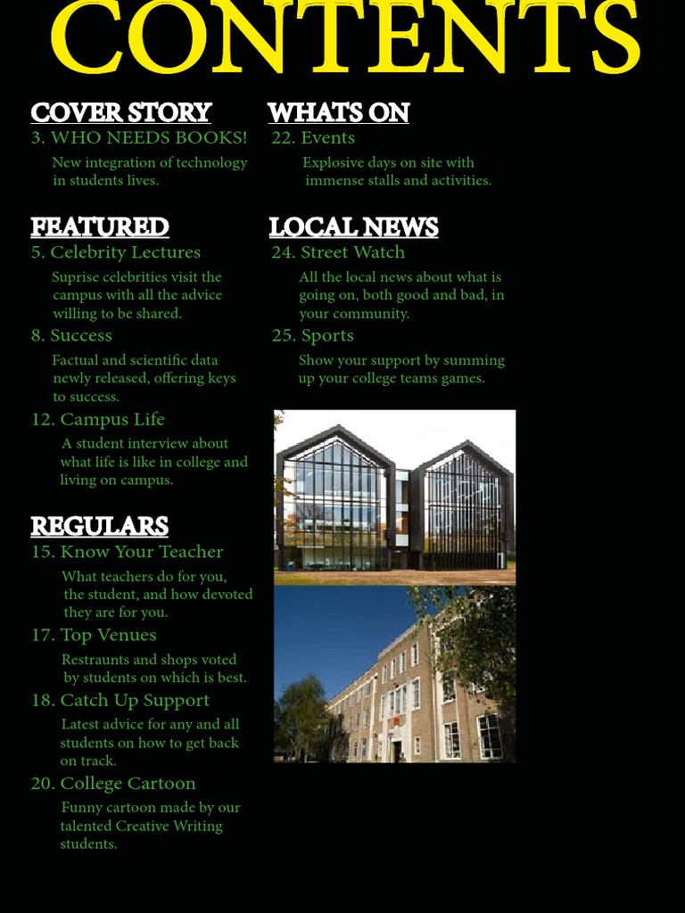 College Life: Events, Success & News | PDF | Career & Growth | Social ...