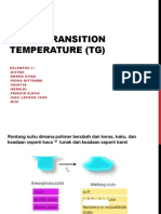 Transition Glass Temperature