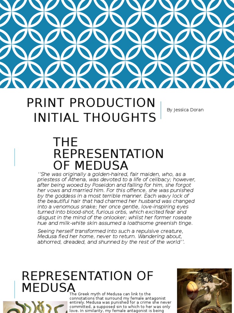 Print Production Initial Thoughts | PDF | Medusa