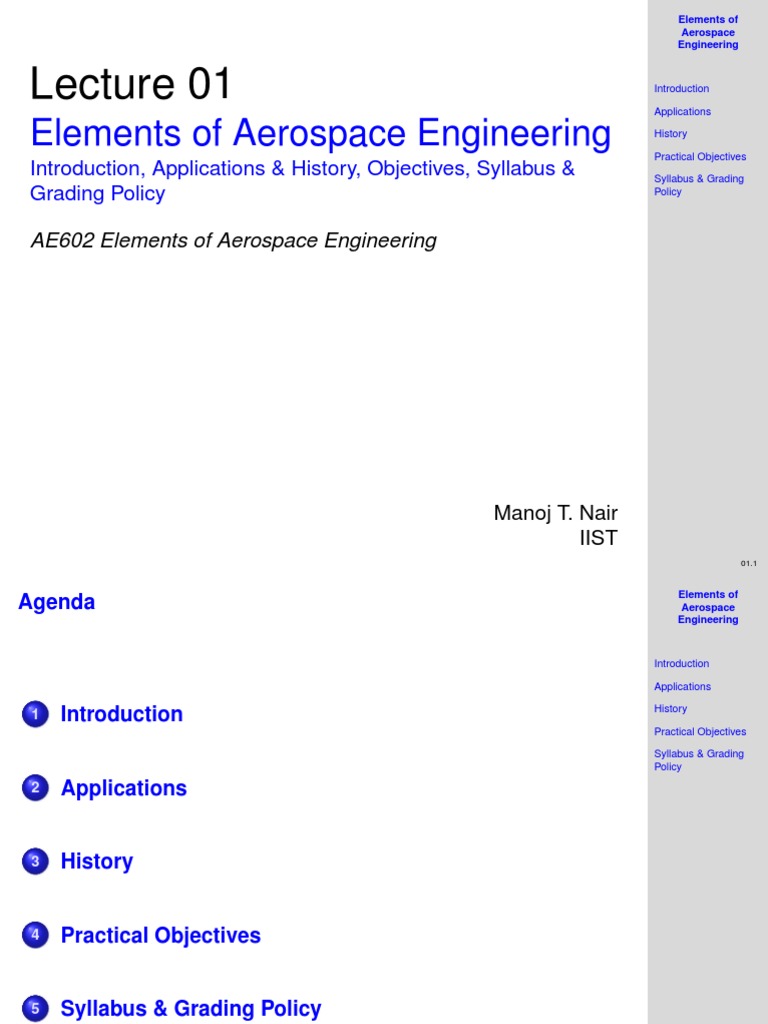 Elements Of Aerospace Engineering Download Free Pdf Aerodynamics