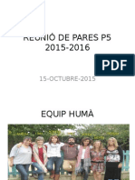 Reunió de Pares P5 2015-2016