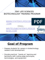 Biotechnology Institutes in India