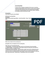 Oracle Receivables - Accounting Rules